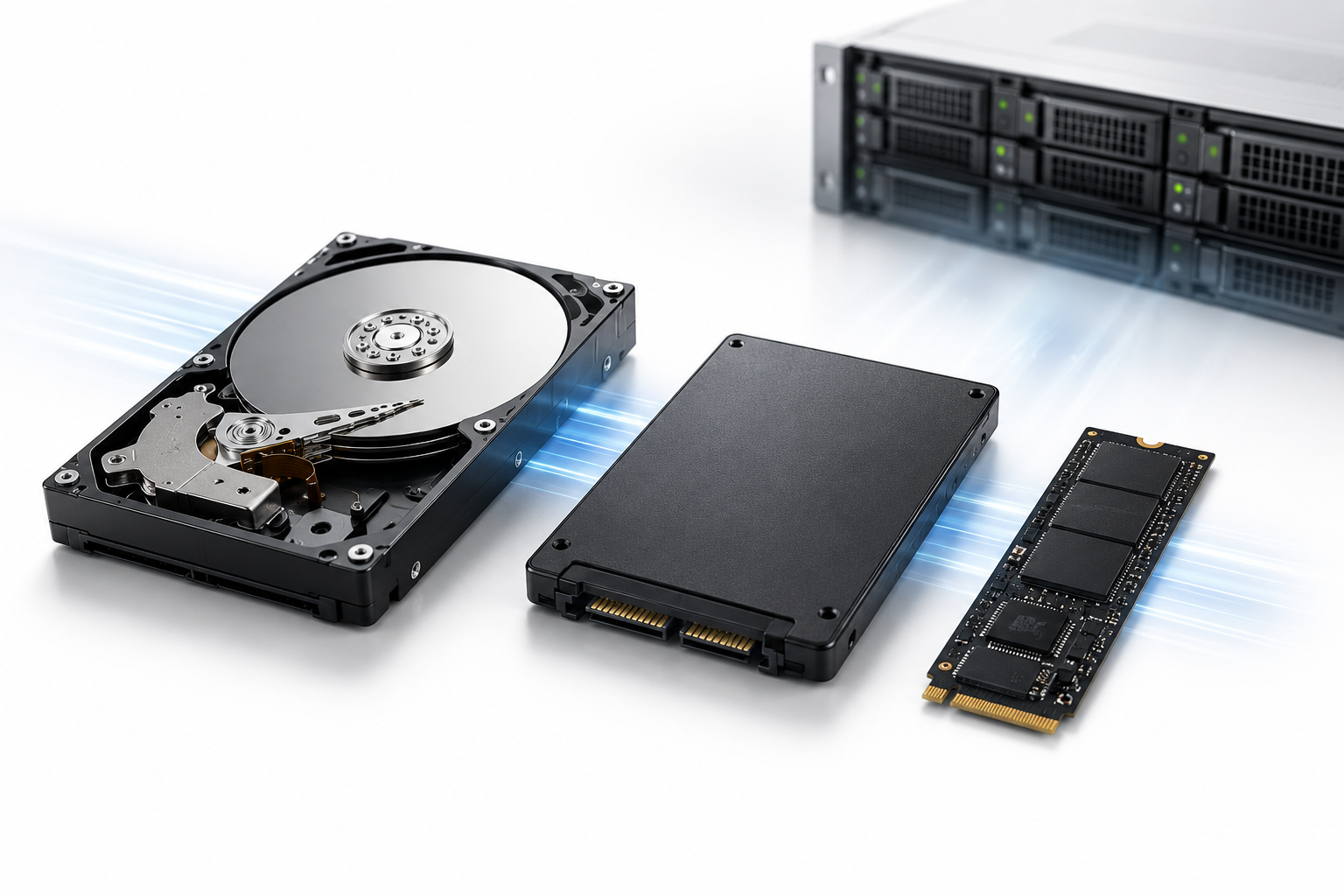 SSD vs HDD vs NVMe для сервера 1С: реальное влияние на скорость базы