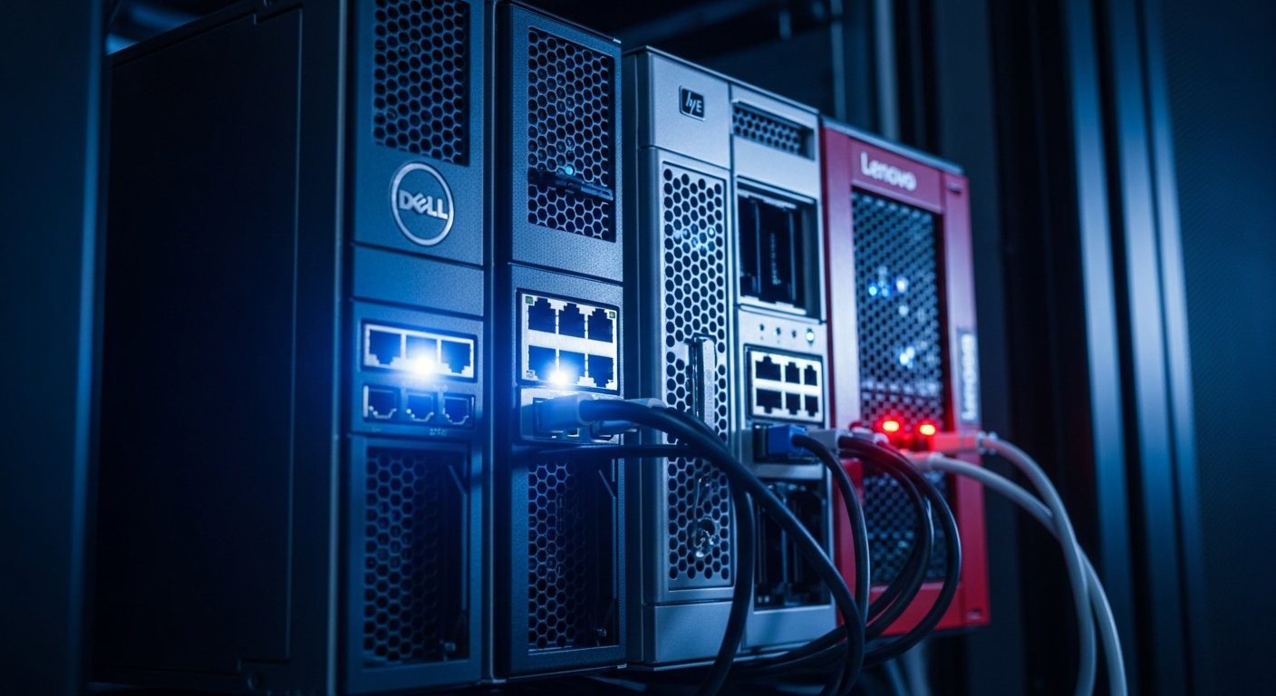 Dell vs HPE vs Lenovo для 1С: какой вендор надёжнее и дешевле в обслуживании