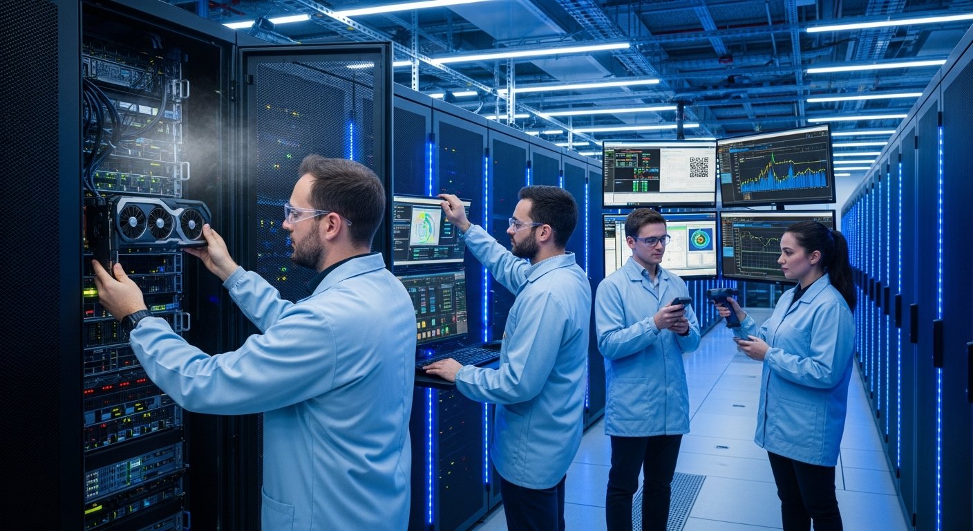 Процесс проверки и тестирования GPU-ускорителей в дата-центре