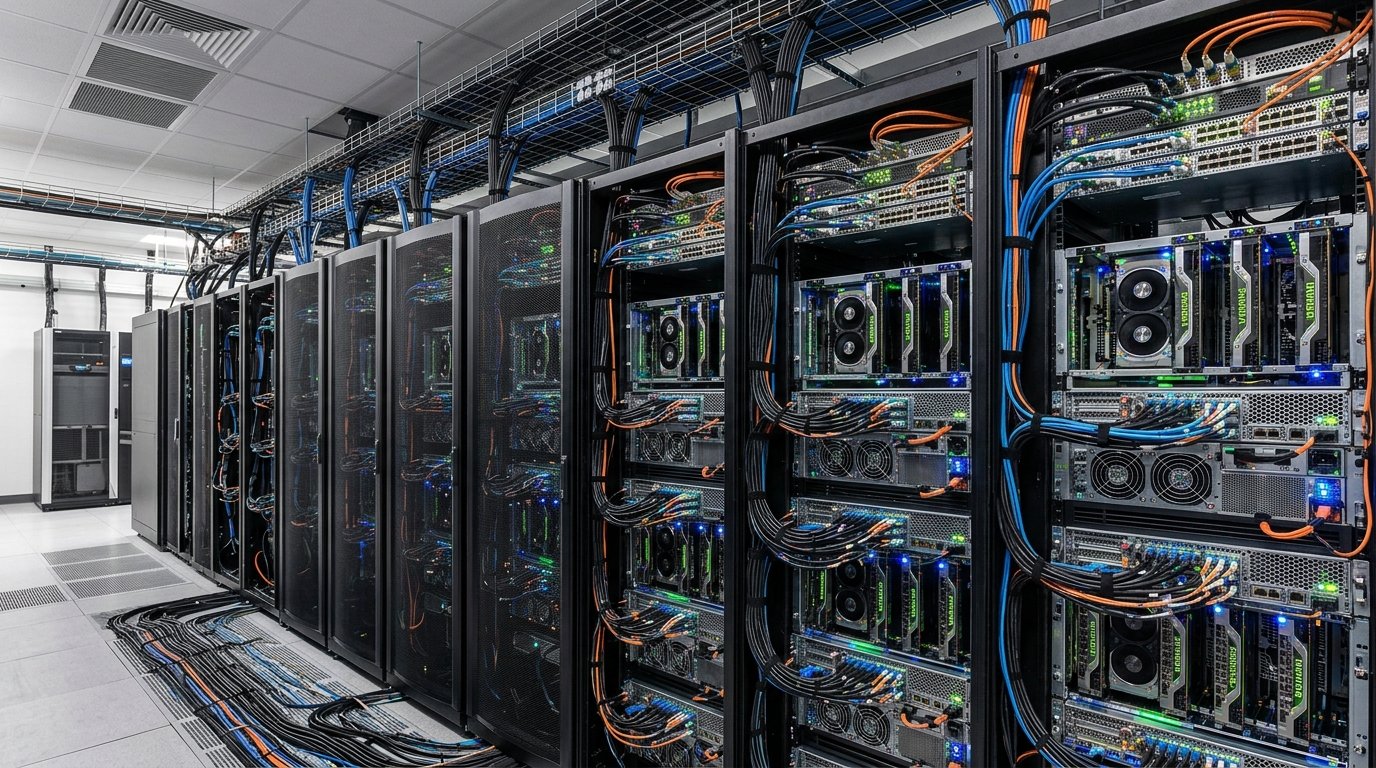 Кластер AI-серверов с GPU, обмен данными между узлами, синхронизация в процессе коллективных вычислений