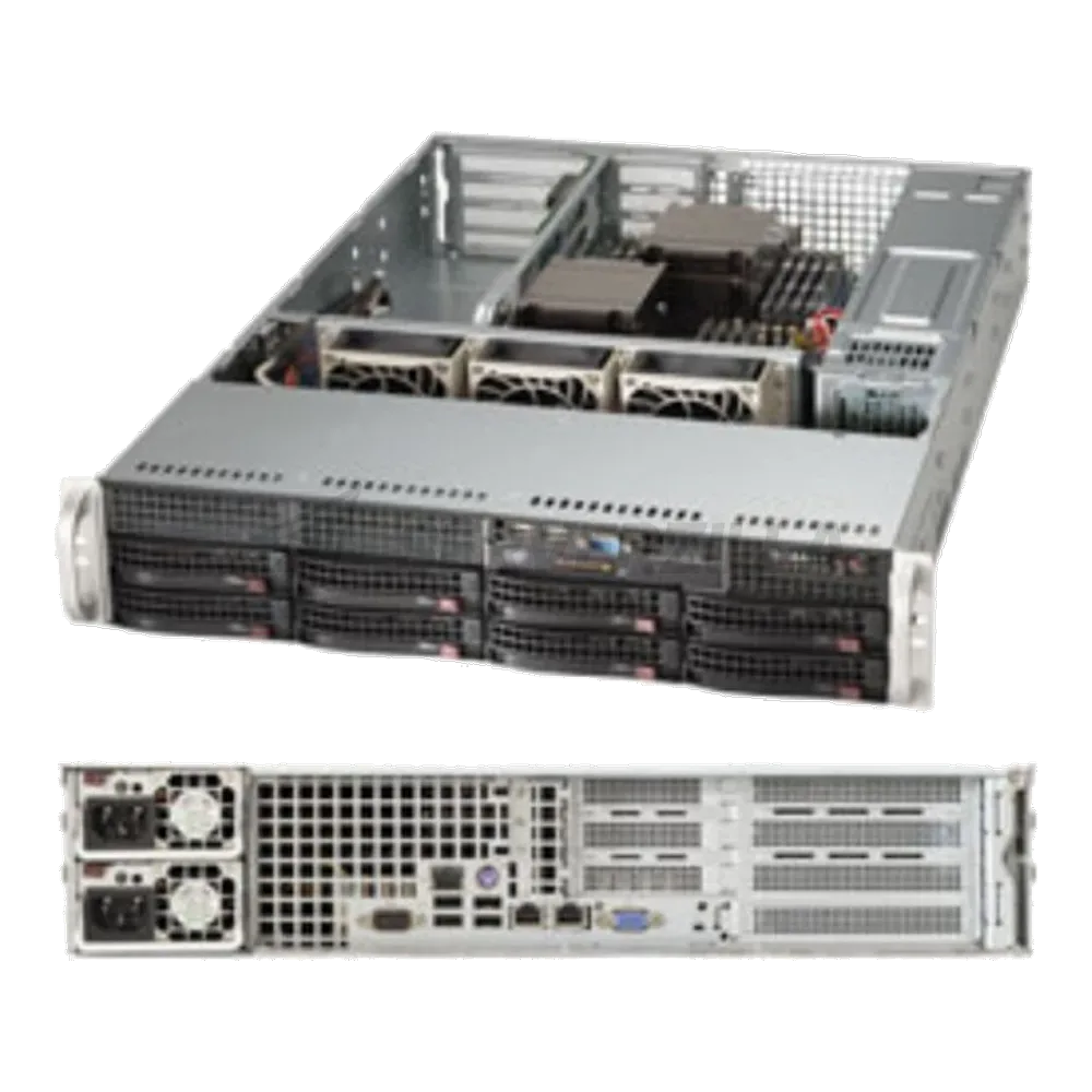 Платформа системного блока SuperMicro SYS-6028R-WTR 2U Rackmount SC825TQ-R740WB LGA 2011 X10DRW-i (16xDDR4 10xSATA3 6xUSB 3.0 VGA 4xPCI-E3.0x8 2xPCI-E3.0) (157525)