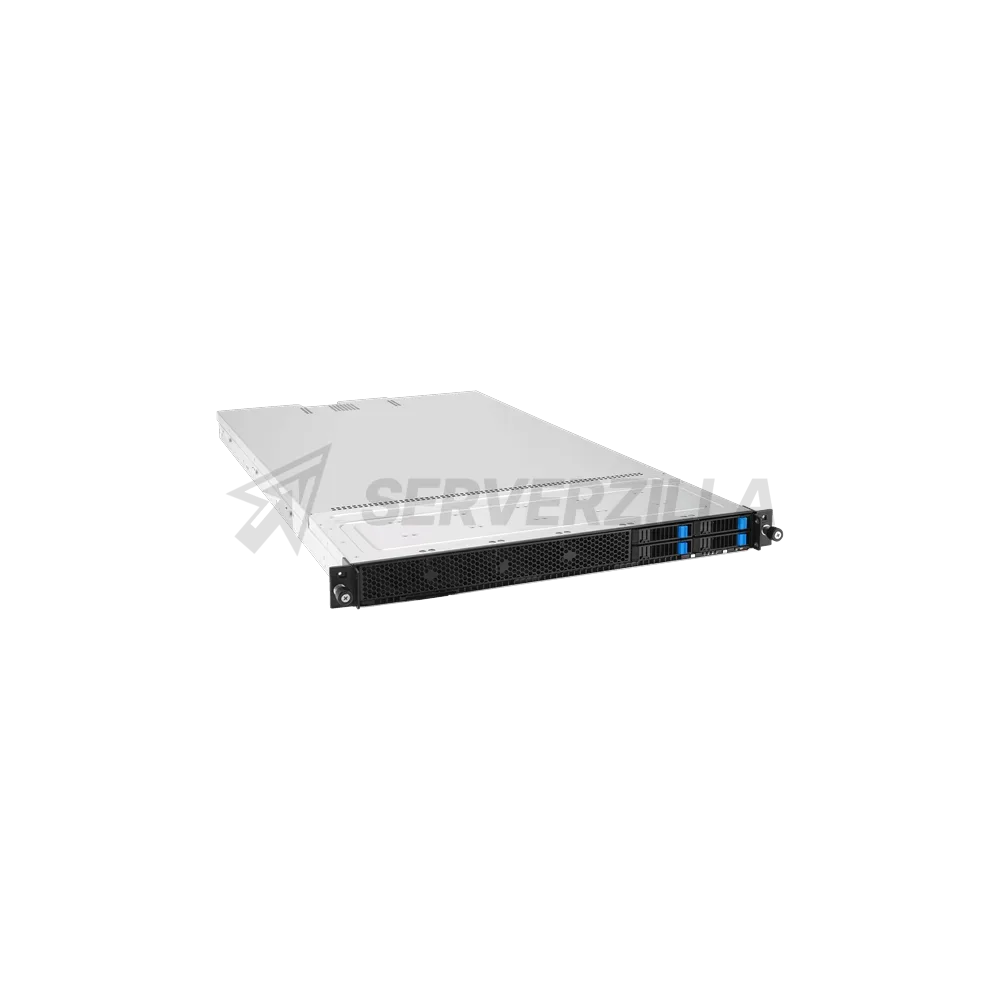 Серверная платформа ASUS RS501A-E12-RS4U, 1U, 1x SP5 LGA6096 (450W), 24x DDR5 6400 4800, 4x 2.5'' hsb SATA SAS* NVMe, 2 x M.2 PCIe SATA up to 22110, 3x PCIe x16* + 1x OCP3.0,  2x 1GbE In (царапины, потёртости, вскрытая) — фото 4