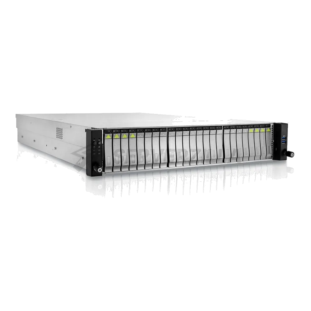 Компьютерный корпус IW-RS224-07 SLIMSAS BP 1200W*2/PDB/FAN 8038mm*4/ SLIMSAS*8 + SAS3 expander BP + rear 2.5" HDD module, tray with GRAY color without NVMe symbol mark/28"RAIL/power cord*2