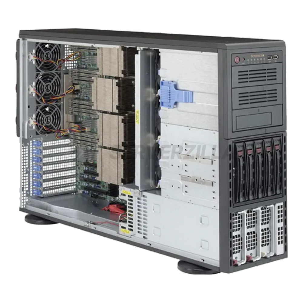 Платформа системного блока SuperMicro SYS-8048B-TR4F 4U Rackmount/Tower 4U Rackmount/Tower 4U Rackmount/Tower SATA2 (3Gbps) with RAID 0, 1, 5, 10 SATA3 (6Gbps) with RAID 0, 1