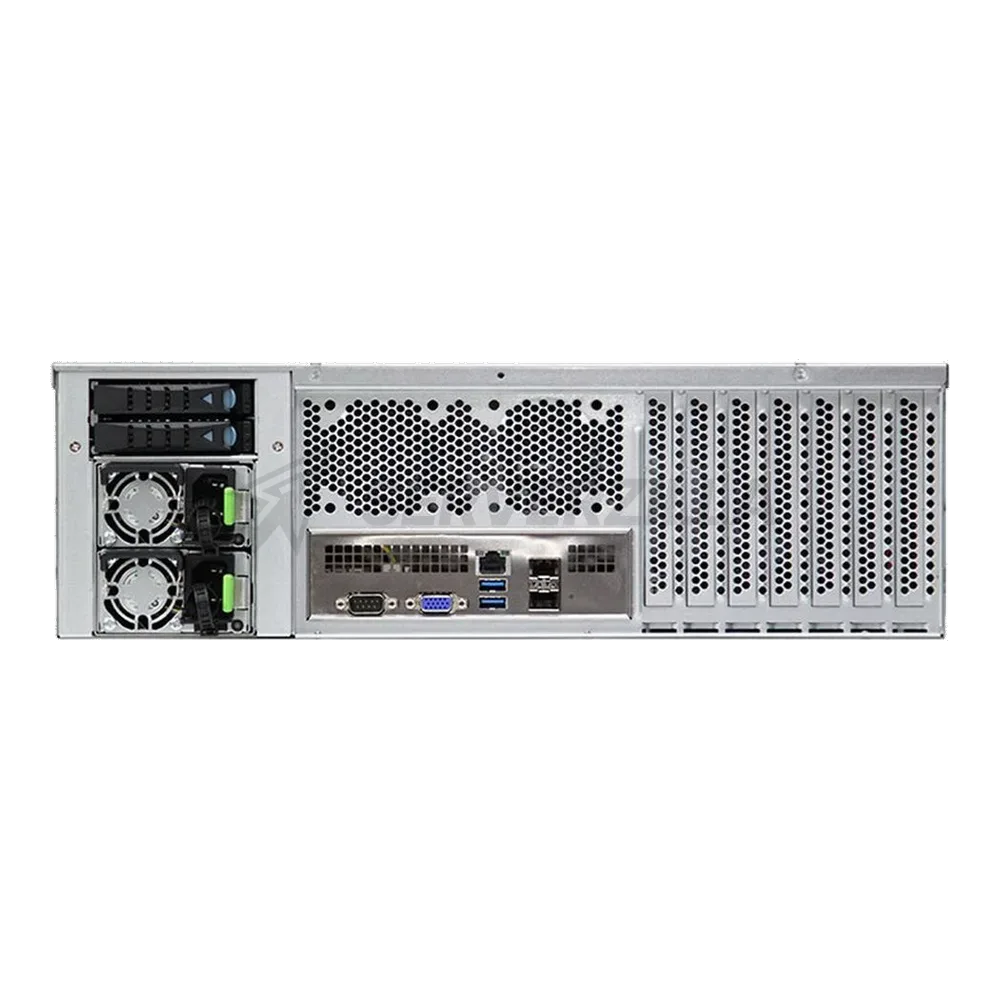 Корпус AIC RSC-3ET_XE1-3ET00-11 3U 16x 3.5" hot-swap bays, tool-less 3.5" and 2.5" HDD tray, 800W CRPS redundant power supply Platinum, 4x 2.5" internal 7mm top plate, 2x 2.5" hot-swap OS, rail, 3U16 SAS 12G expander controller on backplane (35X series) — фото 4