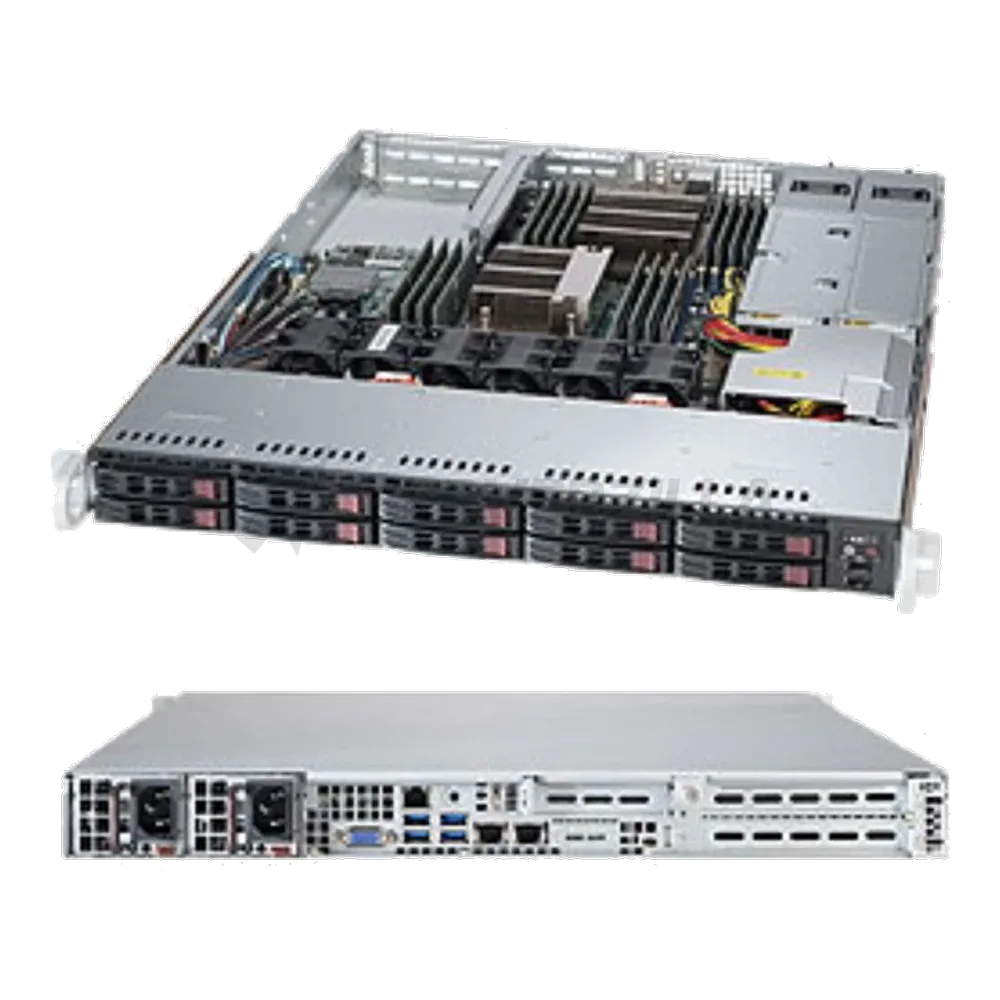 Платформа системного блока SuperMicro SYS-1028R-WTR X10DRW-i, 116TQ-R706WB 1U Rackmount SC116TQ-R706WB X10DRW-i SATA3 (6Gbps)