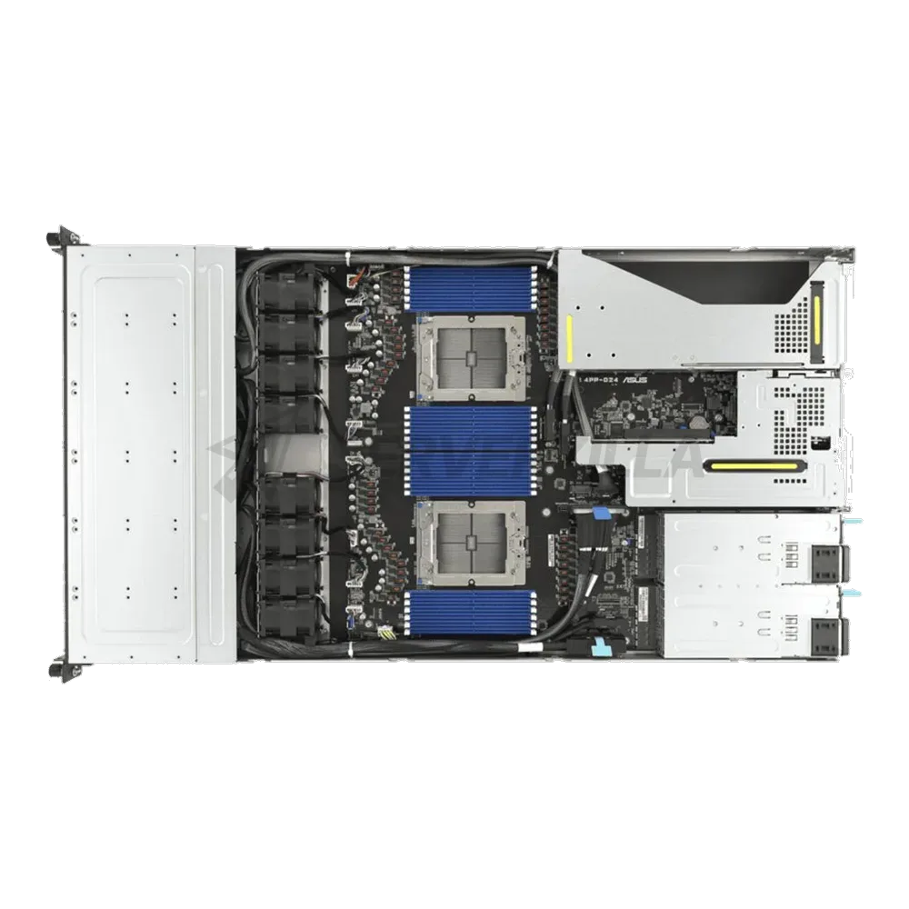 Сервер Crusader Squire 1245R (Rack 1U, 2xEpyc 9754 (128C/256T, 2.2 GHz, 256 MB), 12x64GB DDR5 DIMM ECC reg., 4x3.84TB U.2 NVMe, 2x10Gb/s RJ-45, 2x2600W, No OS) — фото 5