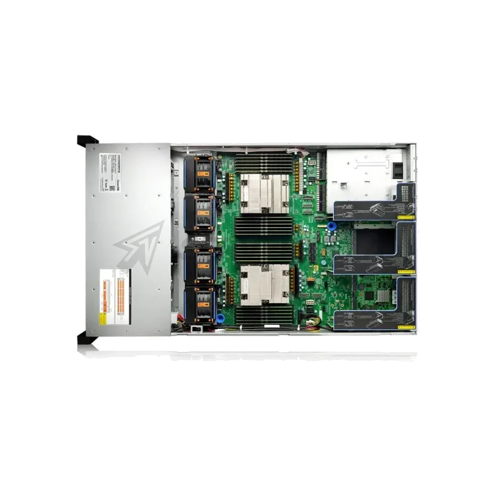 Gooxi SR201-D12R-NV-G2 2U, 2x Socket SP5; 24x DDR5; 12x 3.5" (2.5") SATA/SAS/NVMe;2x 2.5" rear SAS/SATA; 2x 2.5" rear NVMe ; 2х M.2 NVMe 2280; 2xPCIe 5.0x16; 4xPCIe 5.0x8; OCP3.0; 2x1GbE i350; IPMI; — фото 3