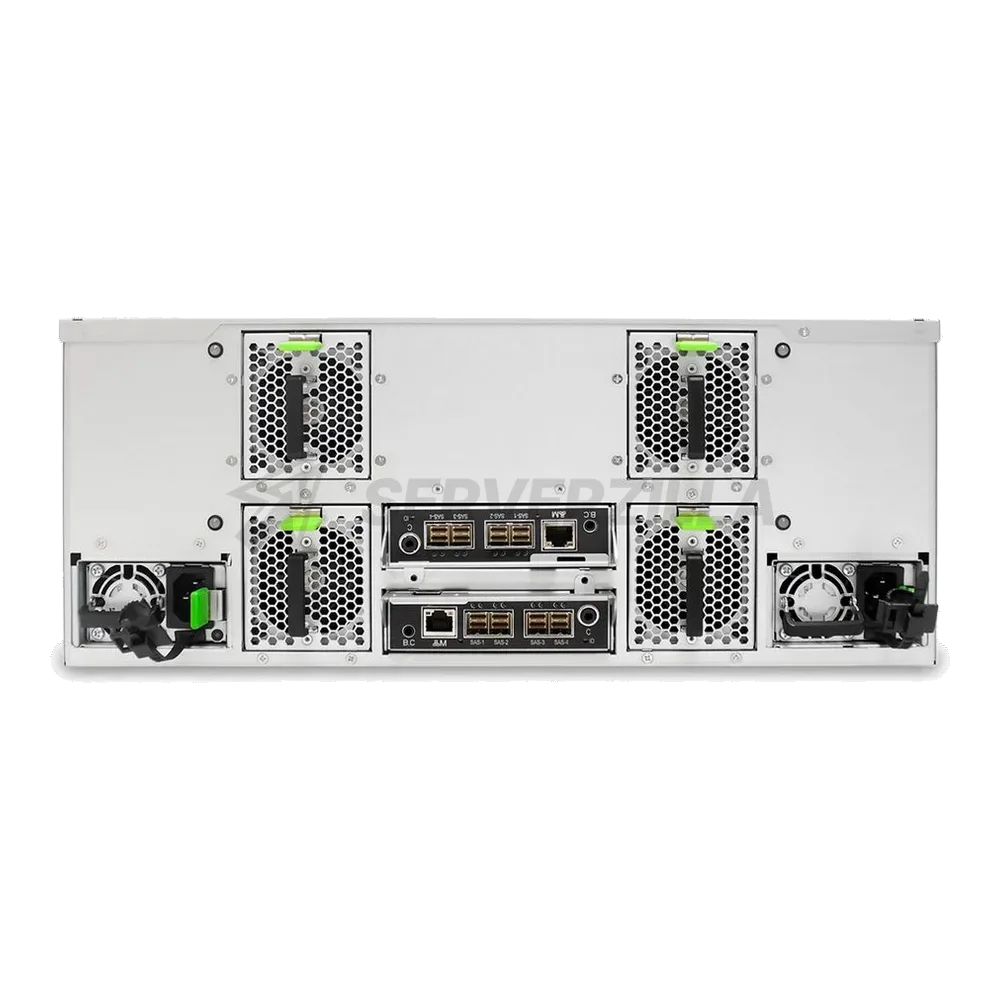 Корпус AIC XJ1-40244-02 J4024-04-35X, 4U 24 x 3.5" hot-swap bays, hot-swap JBOD with dual SAS 12G expander controller dual BMC, tool-less HDD tray, 550W 1+1 hot-swap redundant 80+ platinum, tool-less rail kit (35X series), with 24pcs colored 3.5" trays in 199C — фото 3
