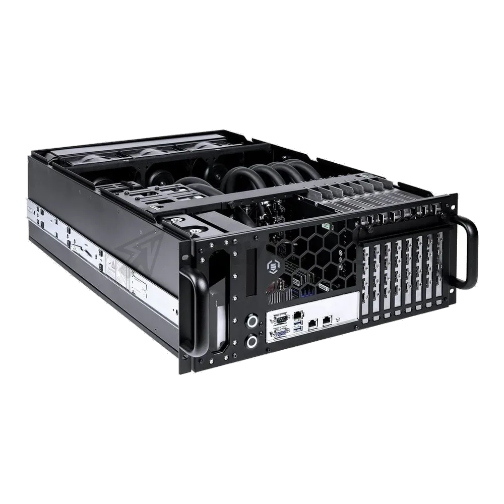 Сервер Crusader Squire 4135R (4U, 1xPRO 7955WX, 4x32GB DDR5 RDIMM ECC, 2x1TB M.2 NVME, 4xRTX 5090 32G, 4x1600W, AIo, WB2) — фото 4