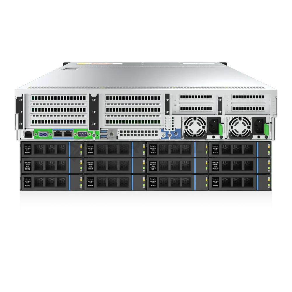 Gooxi SL401-D36RE-G3 4U, 2xLGA4189 ; 32x DDR4; 36x 3.5"(2.5") SATA/SAS , 12Gb/s SAS expander (24+12) ; 2x 2.5" rear SAS/SATA; 2x 2.5" rear NVMe ; 2х M.2 NVMe 2280  ;  2xPCIe 4.0x16;  4xPCIe 4.0 x8 — фото 5