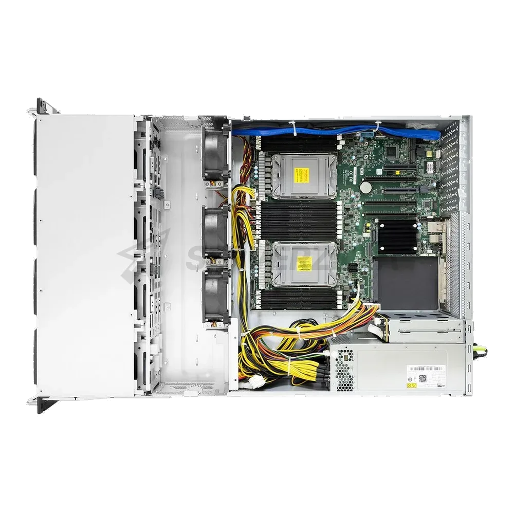 Корпус серверный AIC Bad Pack Корпус AIC XE1-2ET01-08 2U 12x 3.5"/2.5" SAS/SATA/NVMe hot-swap (Passive BP) Chassis, 2x 2.5" 15mm SATA hot-swap, 3x 8038 fan, 1200W redundant power supply Platinum, Low profile rear panel, 28" slide rail, w/o bezel bp — фото 3