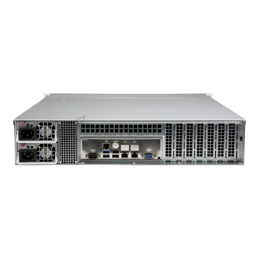 Корпус SuperMicro CSE-LA26E1C4-R609LP 2U, Black 8xHotSwap 2.5/3.5" SAS/SATA, 4xHotSwap 2.5/3.5 SAS/SATA/NVME, 650W HS 1U RM, w/o rail — фото 2