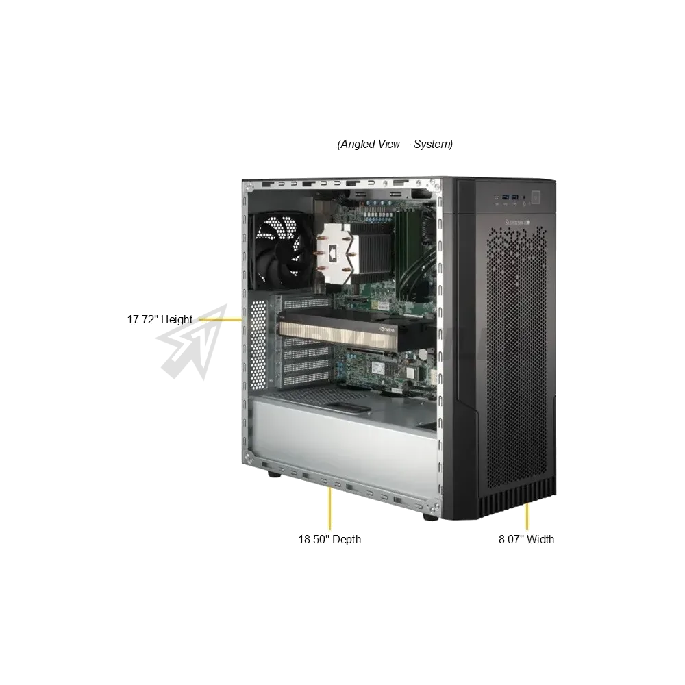 Серверная платформа Mid-Tower Supermicro SYS-532AW-C — фото 2