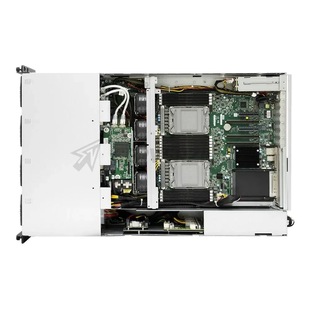 Платформа системного блока AIC XP1-A401TU01 4U 24-bay high availability storage server, 24x 12G SATA/SAS hot-swap 3.5/2.5" bay, 2x canister, 1200W 1+1 Platinum redundant power supply, 8x 6038 fan, 36" slide rail, w/o bezel Per canister node: Tucana motherboard, Intel Lewisburg, DDR4 RDIMM x16, Intel — фото 3