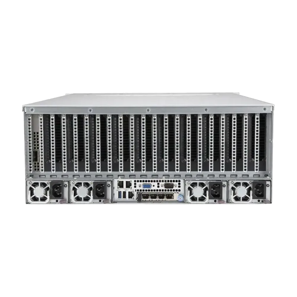 Supermicro SYS-420GP-TNR 4U, 10x Dual Slot GPU, 2xLGA4189 (up to 270W), 32xDDR4(3200),16x2.5" SAS/SATA, 8x2.5" SAS/SATA/NVME, 10xPCIE x16 (for GPU),1xPCIE x16,1xAIOM (OCP 3), 2x1000Base-T, 4x2000W: 1x — фото 3