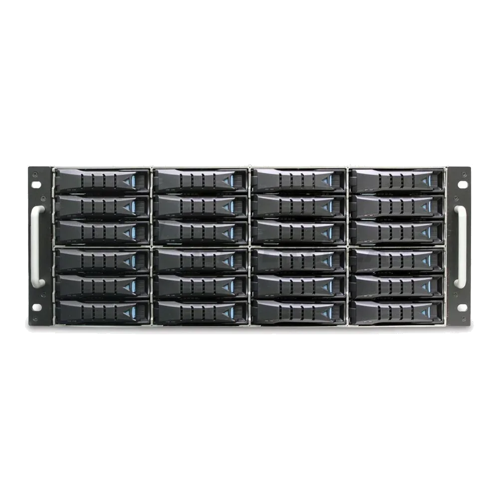 Корпус AIC «XJ1-40241-07 J4024-01, 4U, 24xSATA/SAS HS 3,5/2,5» universal bay, hot swap JBOD, 2xSAS 12G expande with 3xSFF-8644, 2xBMC, 549W 1+1 redundant 80+ Platinum, w/o rails, w/o bezel — фото 2