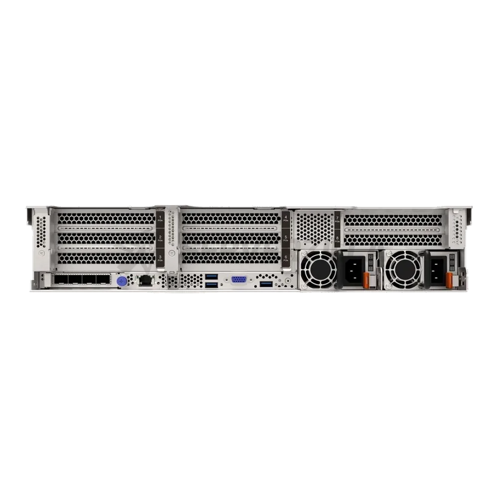 Платформа системного блока с ЦПУ Lenovo 7Z73TA8100 SR650 V2 Xeon Silver 4314 (16C 2.4GHz 24MB Cache/135W), 32GB  (1x32GB, 3200MHz 2Rx4 RDIMM), 8 SAS/SATA, 9350-8i, 1x750W Platinum, 5 Standard Fans, XCC Enterprise, Toolless V2 Rails — фото 3