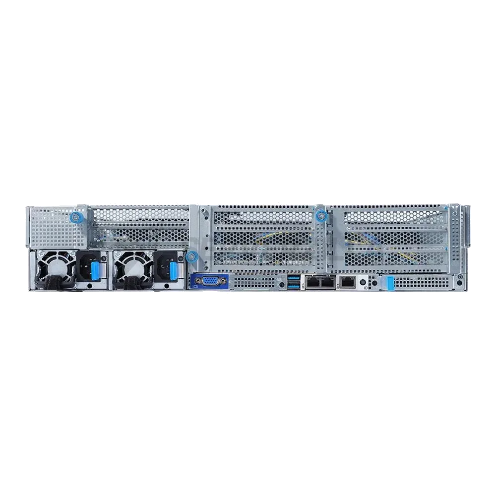 Платформа системного блока Gigabyte R282-G30 2U, 2x LGA4189, 32x DIMM DDR4, 12x 3.5" SAS/SATA 4x NVME Gen4, 2x 1Gb/s Intel I350-AM2, 5x PCIE Gen 4 x16 support 3x double slot GPU, 1x OCP 3.0 x16, 1x OCP 2.0 x8, AST2600, 2x 2400W (600150) — фото 5