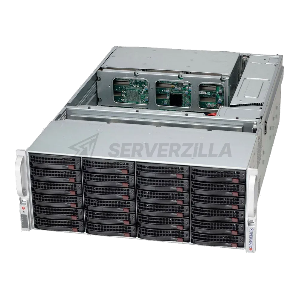 Корпус SuperMicro  CSE-847E1C-R1K28JBOD 4U SAS JBOD, 2x1280W, 44x(24+20) 3.5» HDD, Single SAS3 Expand — фото 3