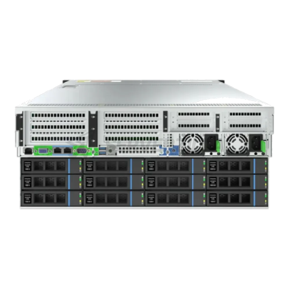 Gooxi SL401-D36RE-G3 4U, 2xLGA4189 ; 32x DDR4; 36x 3.5"(2.5") SATA/SAS , 12Gb/s SAS expander (24+12) ; 2x 2.5" rear SAS/SATA; 2x 2.5" rear NVMe ; 2х M.2 NVMe 2280  ;  2xPCIe 4.0x16;  4xPCIe 4.0 x8 — фото 2
