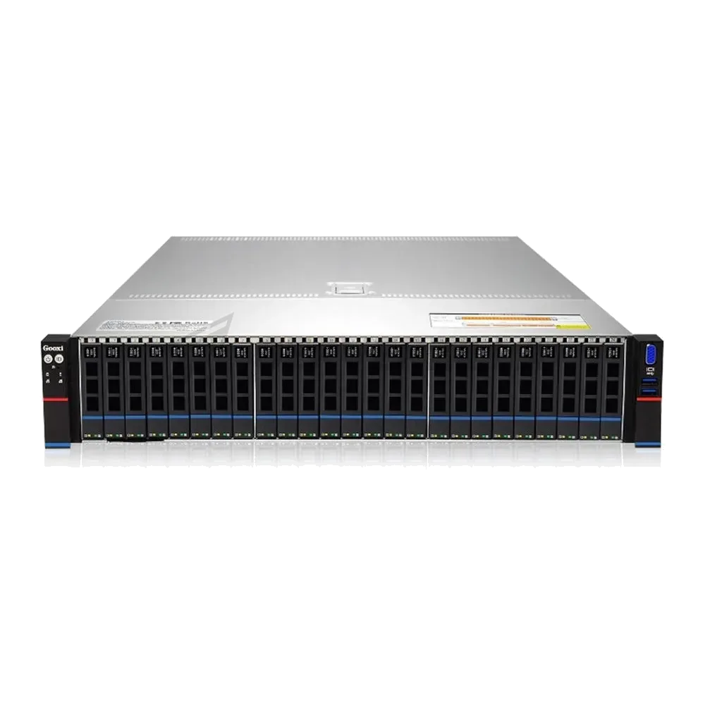 Платформа системного блока Gooxi Bad Pack Intel dual socket 32 DIMM, extended 25-bay - w/ 2* 800W CRPS modules + 10GbE dual SFP+ ports (Intel 82599ES)