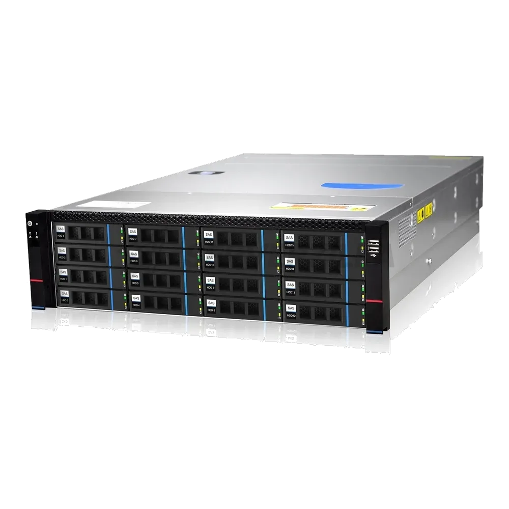 Gooxi RMC4124-670-HSE-D 4U 24x 3.5" (2.5"); 2x 2.5" rear SAS/SATA; 12Gb/s SAS expander 24 bay (3xSFF-8643);  MB EEB/CEB/ATX/Micro ATX; 7x LP slots;  2x1300W (EU power cables), rail — фото 2