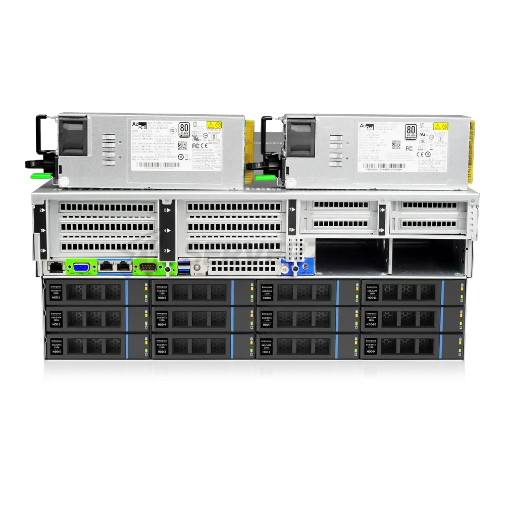 Gooxi SL401-D36RE-G3 4U, 2xLGA4189 ; 32x DDR4; 36x 3.5"(2.5") SATA/SAS , 12Gb/s SAS expander (24+12) ; 2x 2.5" rear SAS/SATA; 2x 2.5" rear NVMe ; 2х M.2 NVMe 2280  ;  2xPCIe 4.0x16;  4xPCIe 4.0 x8 — фото 6