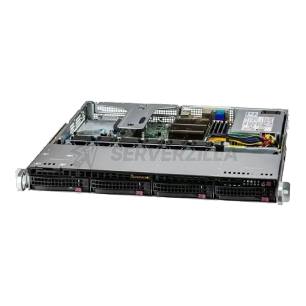 Сервер в сборе / SYS-510T-M (bundle1) / SYS-510T-M (bundle1): 1U / 1x Xeon E-2388G / 1x DDR4 32GB 1.2V 3200 / 1x SSD 240GB SATA, 2.5"/ 1x 350W Power