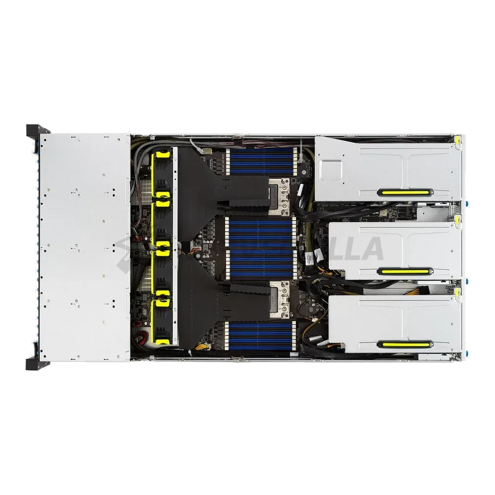 Платформа системного блока ASUS RS720A-E11-RS24U 6x SFF8643 (SAS/SATA)+ 4x SFF8654x8 (support 24xNVME with expander) on the backplane, 2x 10GbE (Intel x710), 2x 1600W — фото 4
