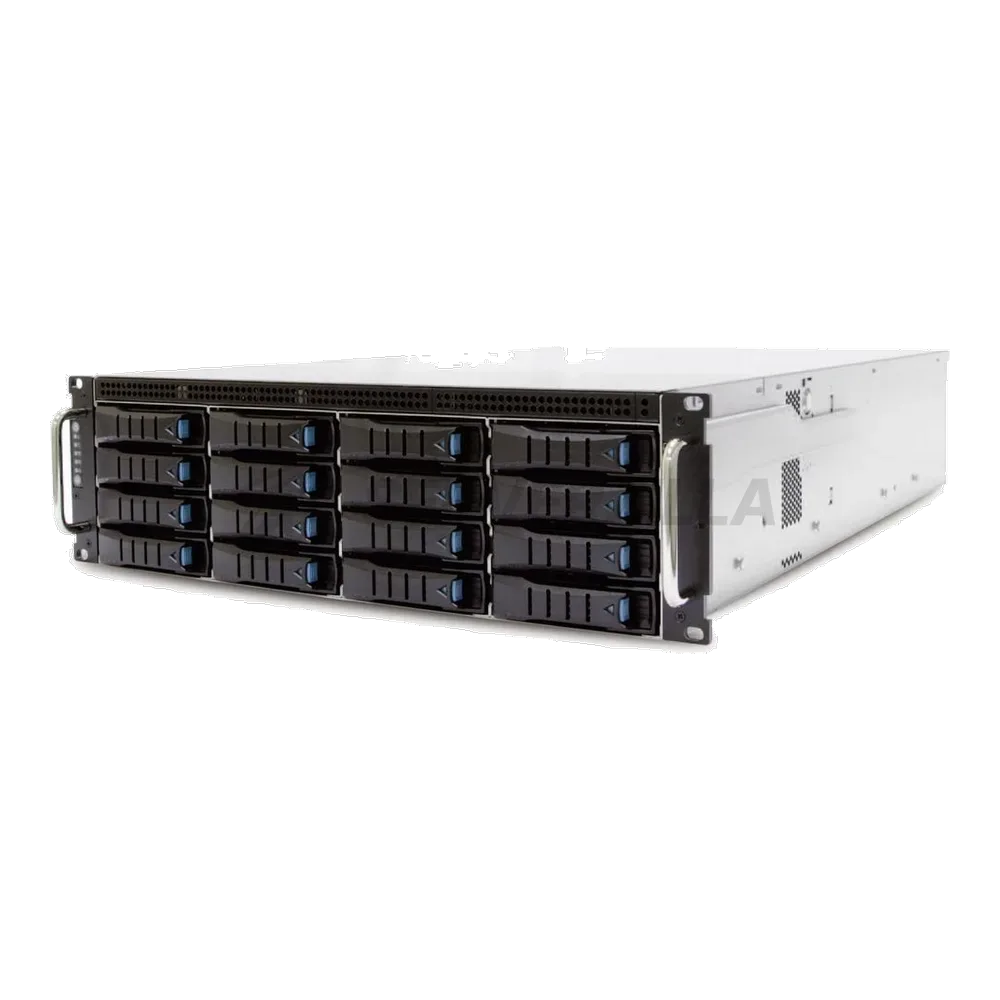 Корпус AIC RSC-3ET_XE1-3ET00-11 3U 16x 3.5" hot-swap bays, tool-less 3.5" and 2.5" HDD tray, 800W CRPS redundant power supply Platinum, 4x 2.5" internal 7mm top plate, 2x 2.5" hot-swap OS, rail, 3U16 SAS 12G expander controller on backplane (35X series)
