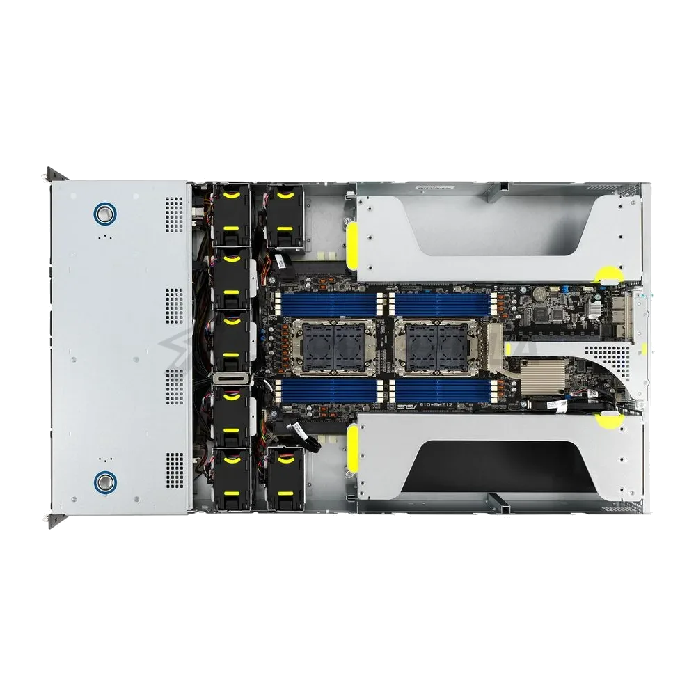 Платформа системного блока ASUS ESC4000-E10 up to 205W, 2x SFF8643 on the backplane, 8x 3,5 trays, 8x NVMe support, 2x 1600W PSU, (274285) — фото 3
