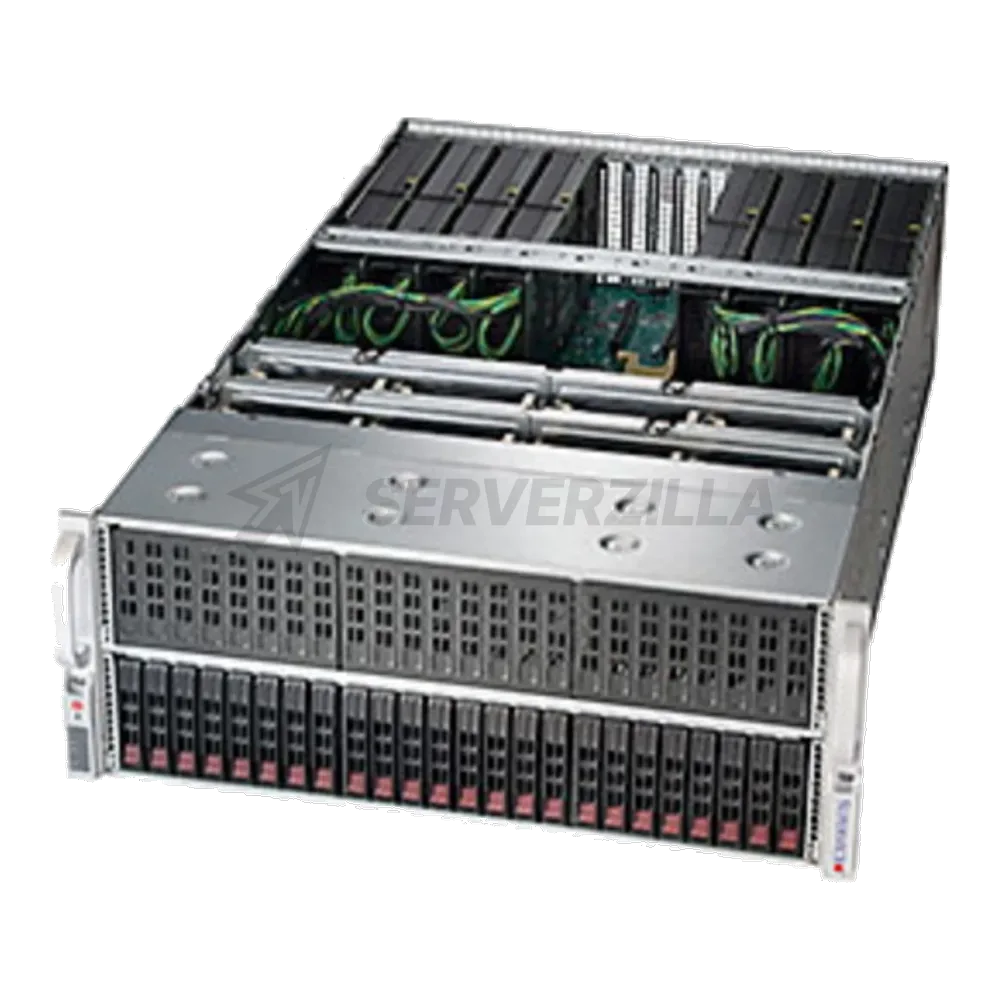 Платформа системного блока SuperMicro SYS-4028GR-TRT 4U Rackmountable(MCP-290-00057-0N) CSE-418GTS-R3200B X10DRG-OT+-CPU SATA3 with RAID 0, 1, 5, 10