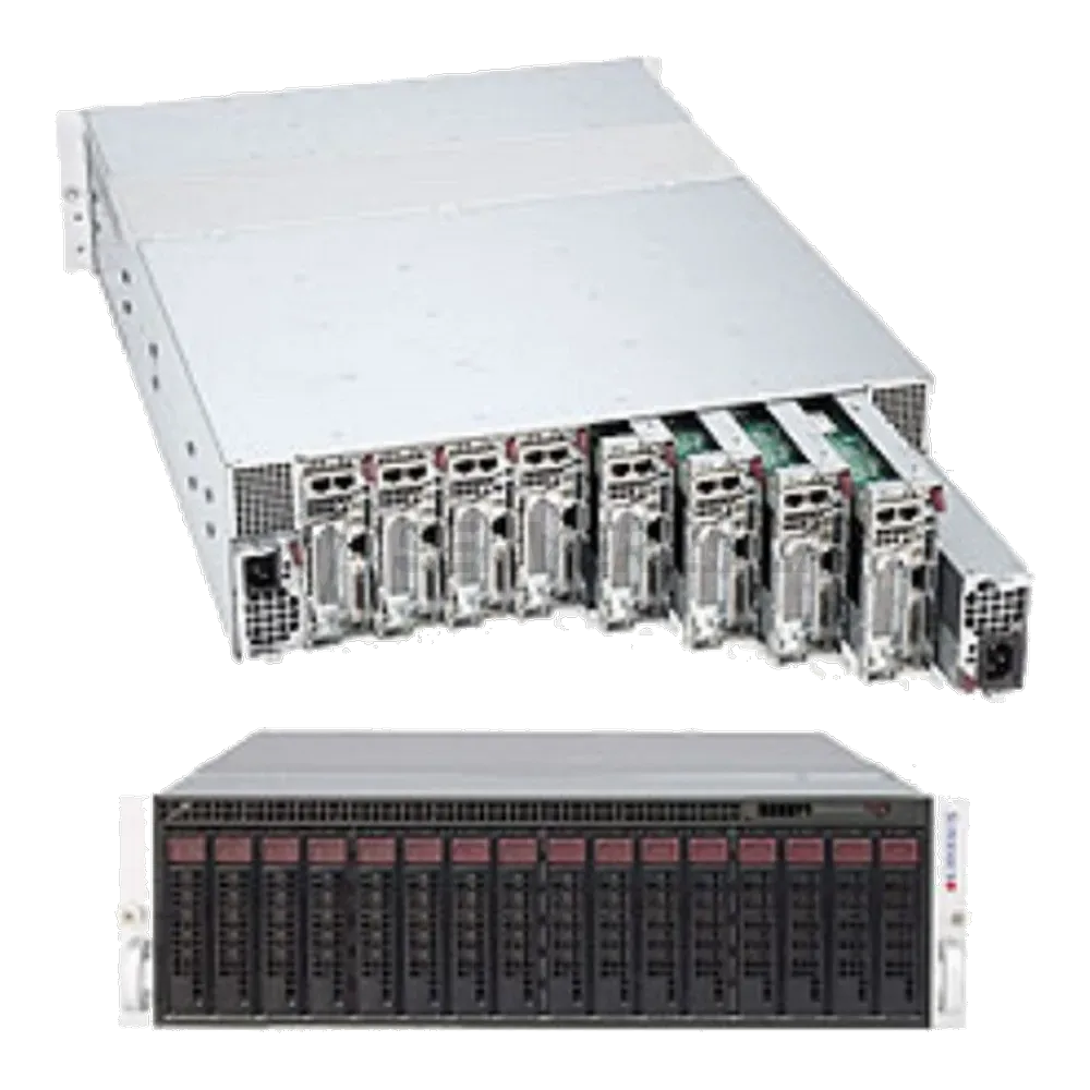 Платформа системного блока SuperMicro SYS-5038MR-H8TRF 3U MicroCloud System, X10SRD-F, 938BH-R1620BP