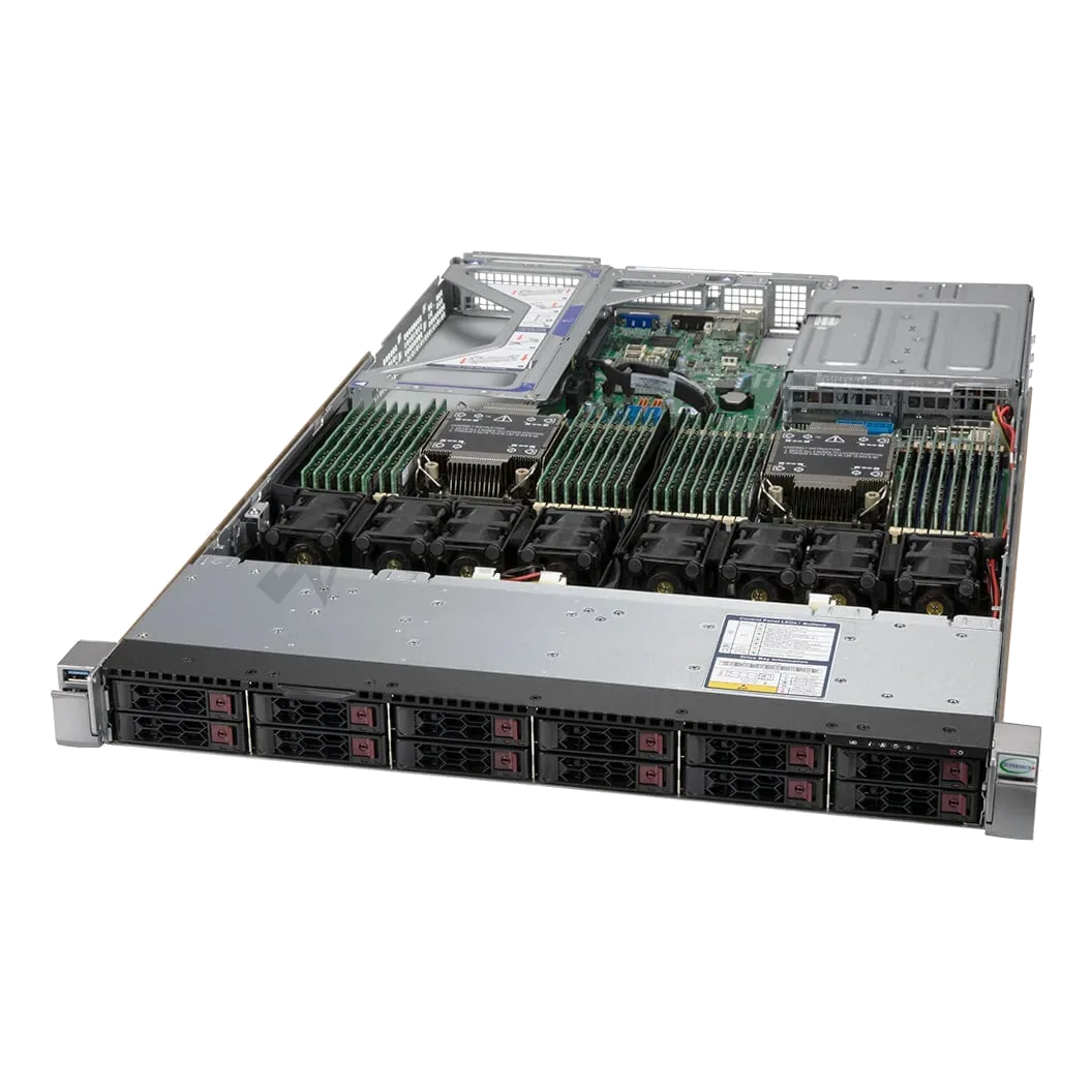 Supermicro 0000001242 (1U/120U-TNR/2x6348/512GB/9361-8i+8x1920GB/2x10GRJ45/2xPSU/RMK)