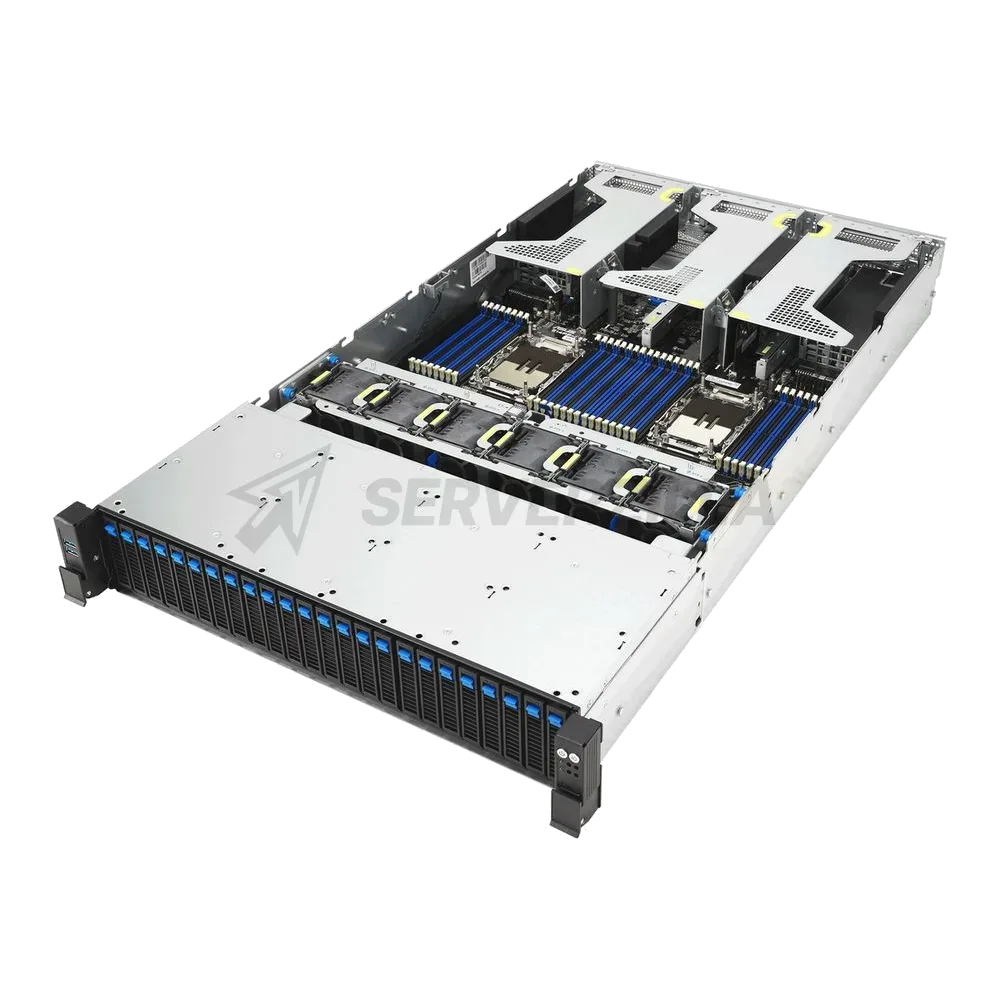 Сервер Crusader Squire 2260R (Rack 2U, 2xXeon 6515P (16.0C/32T, 2.3 GHz, 72 MB), 4x64GB DDR5 DIMM ECC reg., 4x1.92TB U.2 NVMe, 2x2700W, No OS, WB3) — фото 5