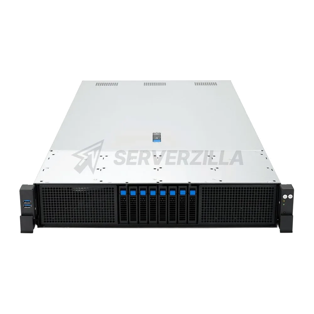 Сервер Crusader Squire 2255R (Rack 2U, 2xEpyc 9535 (64C/128T, 2.5 GHz, 256 MB), 12x64GB DDR5 DIMM ECC reg., 4x3.84TB U.2 NVMe, 2x25Gb/s SFP28, 2xL40S 48 Gb, 2x3200W, No OS) — фото 2