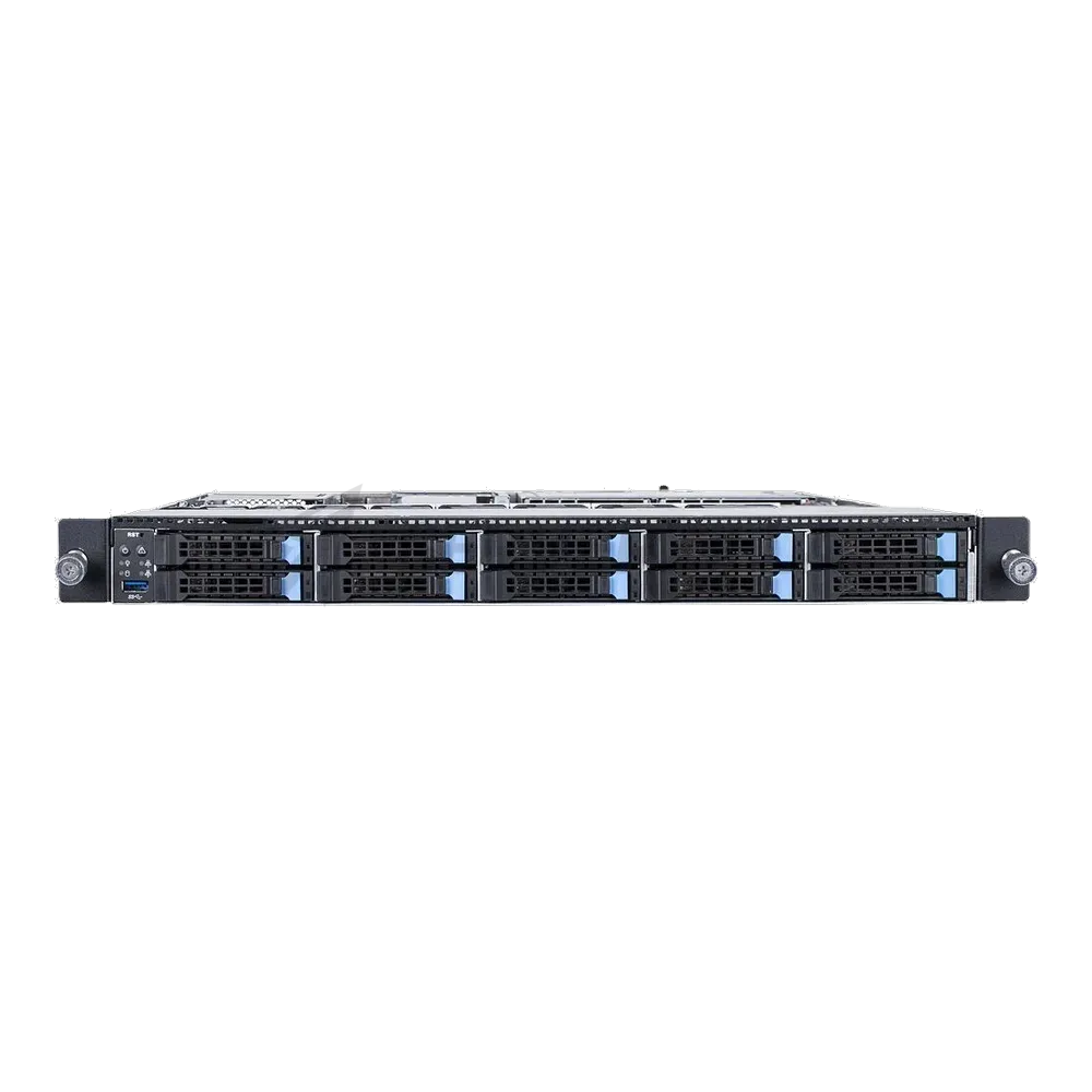 Платформа системного блока Gigabyte R180-F2A (R180F2A-110) 1U, 2xLGA2011 (E5-26xx V3/V4), 24xDDR4, up to 10x2.5, 2x1GbE, IPMI, 3x USB3.0 (1+2), 4xFAN, 2x800W, Rails — фото 3