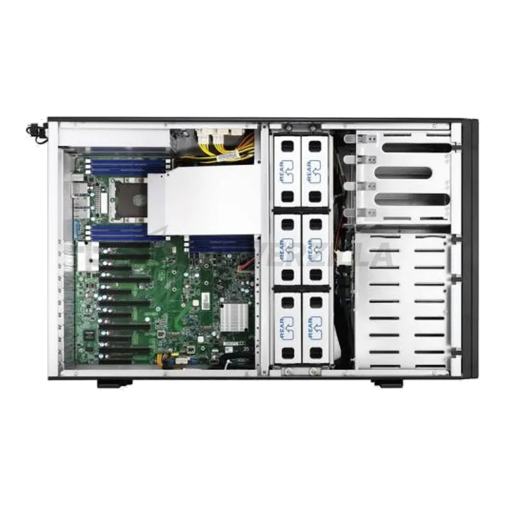 Платформа системного блока Tyan B7105F48TV4HR-2T-N 4U, FT48T, C621, 2 LGA3647 Intel Xeon Scalable, 4 3.5" Hot-Swap bays,1+1 2,000W 80+ Platinum,for NV Tesla P100 GPU cards Tower, 5GPU2 10GbE RJ-45 — фото 3