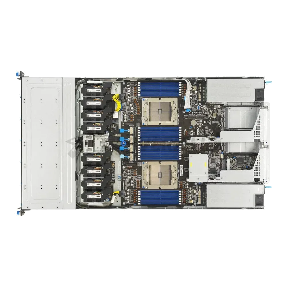 Сервер Crusader Squire 1255R (Rack 1U, 2xEpyc 9535 (64C/128T, 2.5 GHz, 256 MB), 12x64GB DDR5 DIMM ECC reg., 4x3.84TB SSD SATA, 2x480GB SSD SATA, 9560-16i + CVM, 2x1Gb/s RJ-45, 2x2000W, No OS) — фото 5