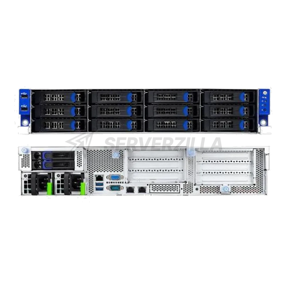 Платформа системного блока Tyan B7106T70EV12HR 2U 2 LGA3647 Intel Xeon Scalable 12 3.5" + (2) 2.5" Hot Swap 1+1 770W RPSU,80+ Platinum C621 — фото 2