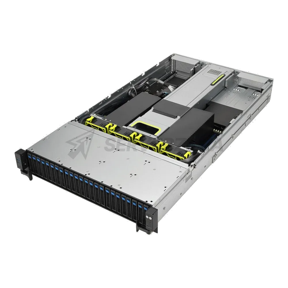 Сервер Crusader Squire 2250R (Rack 2U, 2xXeon Gold 5520+ (28C/56T, 2.2 GHz, 52 MB), 8x32GB DDR5 DIMM ECC reg., 16x1.92TB SSD SATA, 9560-16i + CVM, 2x10Gb/s RJ-45, 2x2600W, No OS) — фото 2