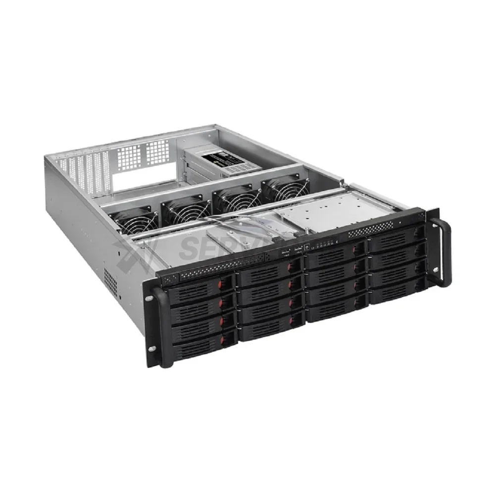 Серверный корпус ExeGate Pro 3U660-HS16 с БП 2 × 800 Вт — фото 2