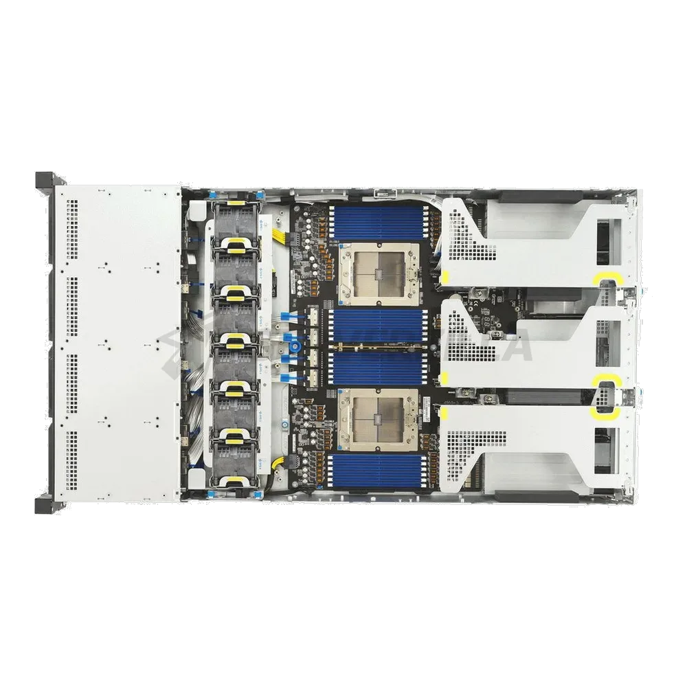 Сервер Crusader Squire 2255R (Rack 2U, 2xEpyc 9535 (64C/128T, 2.5 GHz, 256 MB), 12x32GB DDR5 DIMM ECC reg., 4x3.84TB U.2 NVMe, 2x25Gb/s SFP28, 2x2700W, No OS) — фото 5