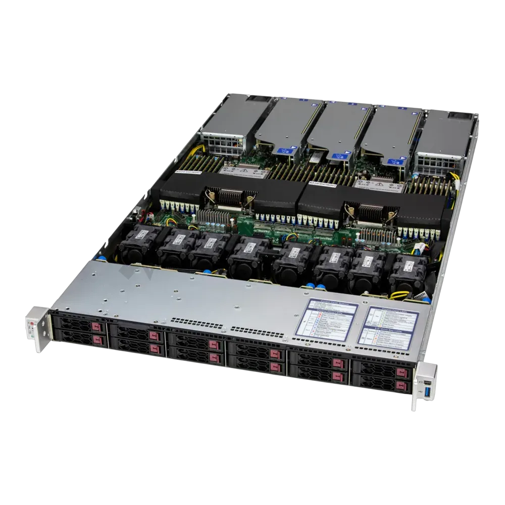 Серверная платформа Supermicro SYS-122C-TN, комплект с VROC Premium