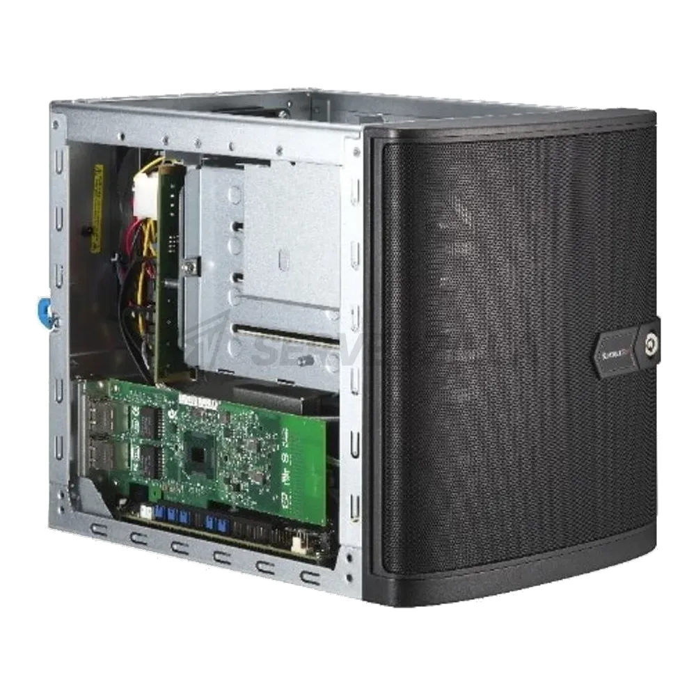 Платформа системного блока SuperMicro «SYS-5029C-T MiniTower, CSE-721TQ-250B2, X11SCL-iF, 4x3.5 HotSwap, 2x2.5, SATA3 RAID 0, 1, 5, 10,» — фото 4