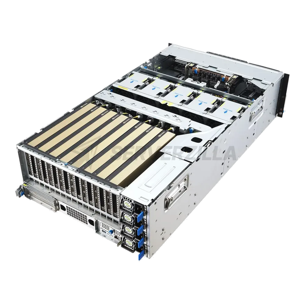Сервер Crusader Squire 4245R (Rack 4U, 2xEpyc 9374F (32C/64T, 3.9 GHz, 256 MB), 16x128GB DDR5 DIMM ECC reg., 2x1.92TB U.2 NVMe, 9560-16i, 2x25Gb/s SFP28, 8xH200 NVL 141 Gb, 4x3200W, No OS, AIo, WB3/C160994) — фото 6