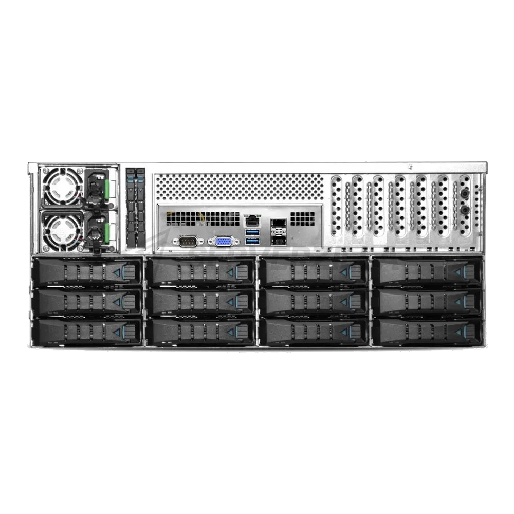 Корпус серверный AIC Bad Pack "RSC-4BT, 4U 36x 3.5" hot-swap bays, tooless 3.5" and 2.5" HOD tray supply1200W CRPS redundant power bp — фото 4