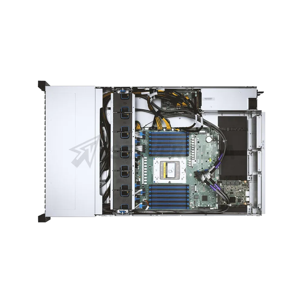 Серверная платформа MSI S4056X271RAU24 Rack 2U, 1xAMD EPYC 9005/9004, 24xDDR5/5200, 24x2.5" U.2 NVMe, 2xM.2 2280/22110 PCIe3x2, up to 2xPCIe5 x16, Mgmt 1GbE, 2x2000W, Rails — фото 4