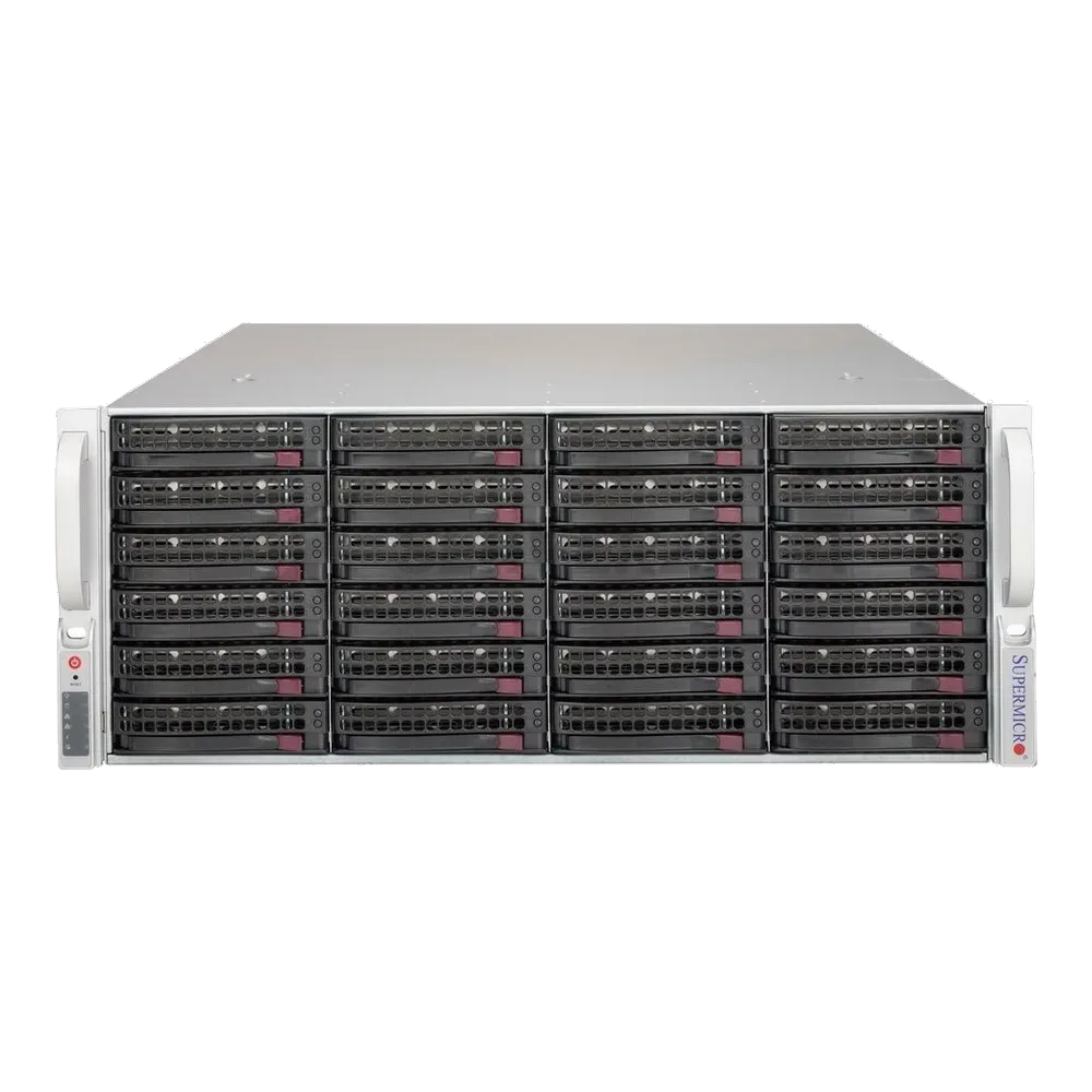 Корпус SuperMicro CSE-846BE2C-R1K03JBOD 4U, SC846B SAS3 24 Drive JBOD w/ Dual Expander, 2x 1000W